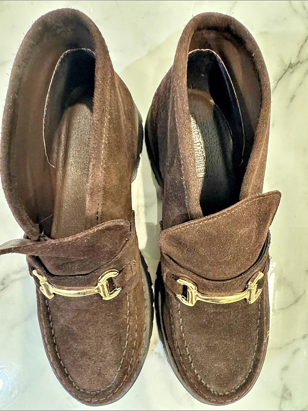 Steve Madden Leon Boot Brown Lug Sole Ankle Boots US 9.5